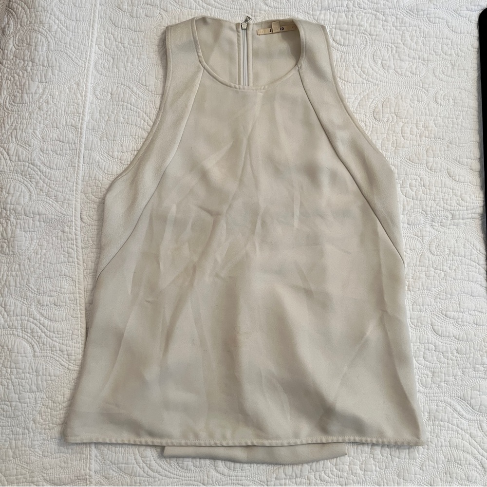 J Brand sleeveless top with back panel